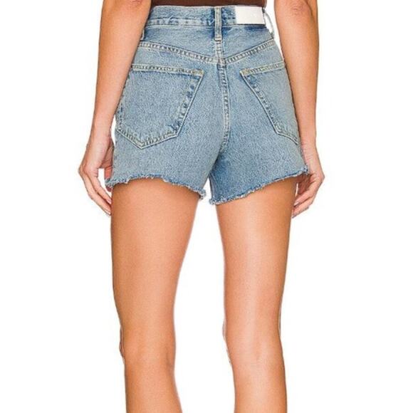 RE/DONE Women's Originals 50s Cutoffs Size 25 In Cool Medium Blue - Picture 3 of 11